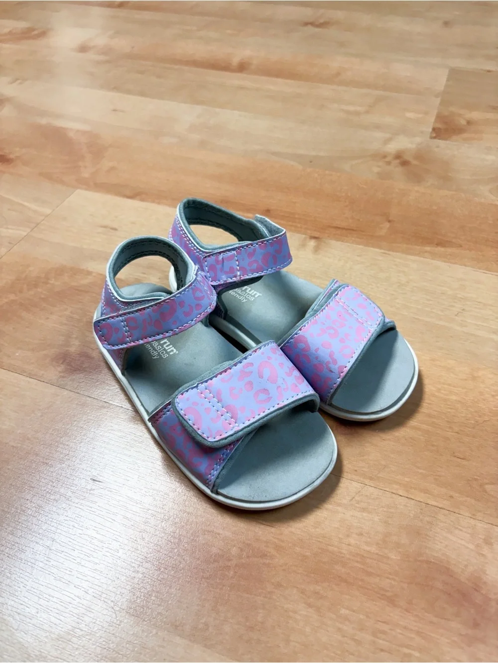 See Kai Run Toddler Sport Sandals Purple Pink Hook & Loop Water Shoes Size 10